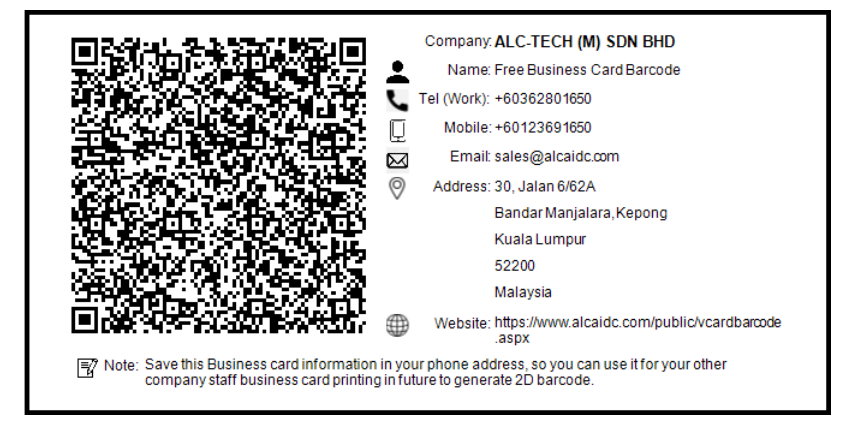 Free Business Card Creator