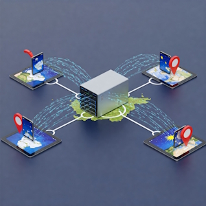 Data push back to center server
