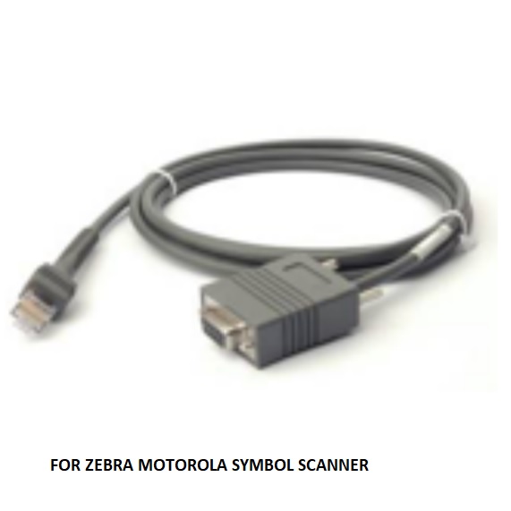 Zebra LS1203 Series Corded Handheld Laser Scanner LS1203-CR10007R Twilight Black 